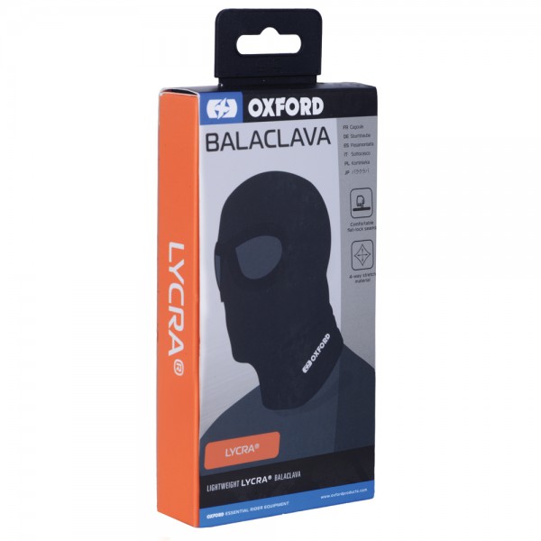 Oxford Oxford Balaclava Eyes Lycra Black